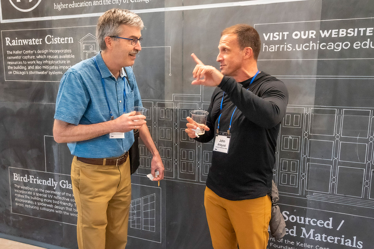 Philip Keefer and John Ahlquist at SIOE 2024.